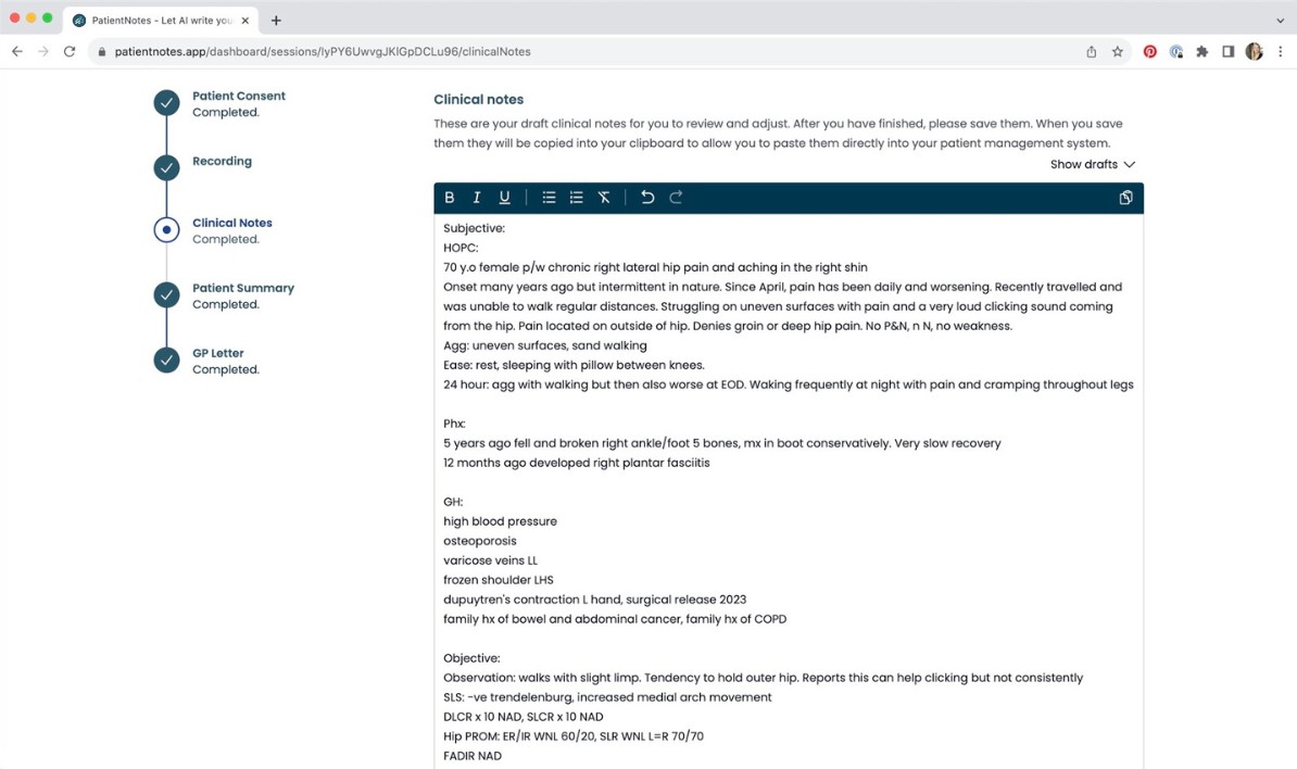 Product screenshot