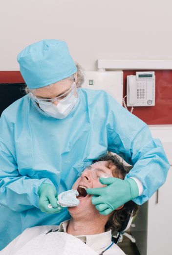 Photo of a dentist